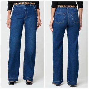 J.Crew High-Rise Trouser Jean Straight / Wide Leg Sz. 29